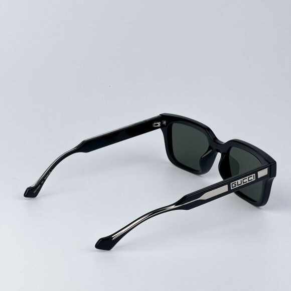 Gucci Men Black Grey Square BRAND NEW Sunglasses GG1732SK 001 - Picture 5 of 11